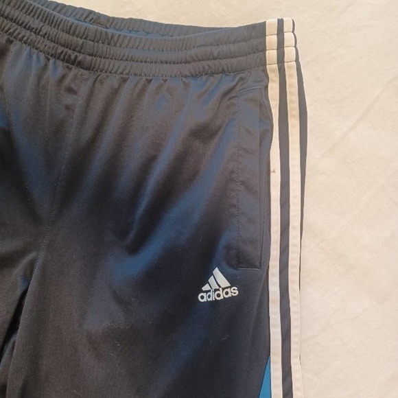 Medium Blue Adidas Polyester Sports Shorts - Picture 3 of 11